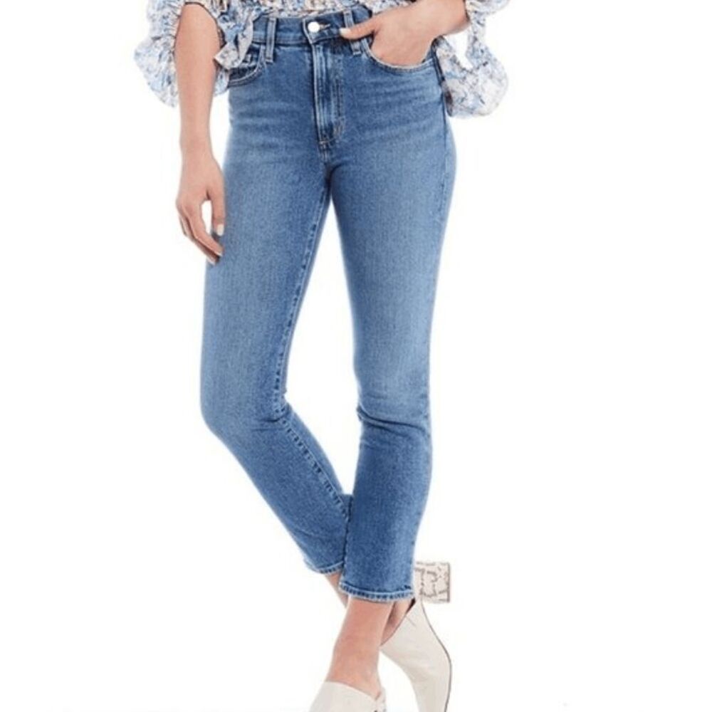 Joe's Jeans The Luna High Rise Cigarette Crop Medium Wash Size 24